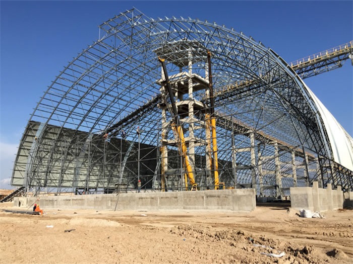 沧州煤机油桶翘工程网架